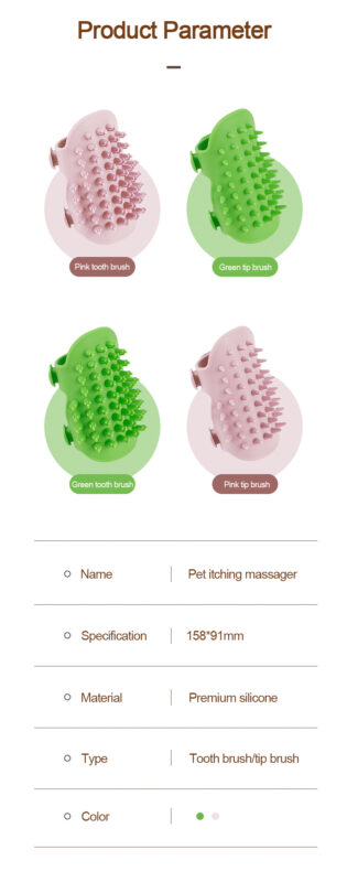 wholesale custom silicone cat scratcher table leg toy with built in grooming brush & massage