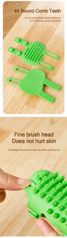 wholesale custom silicone cat scratcher table leg toy with built in grooming brush & massage