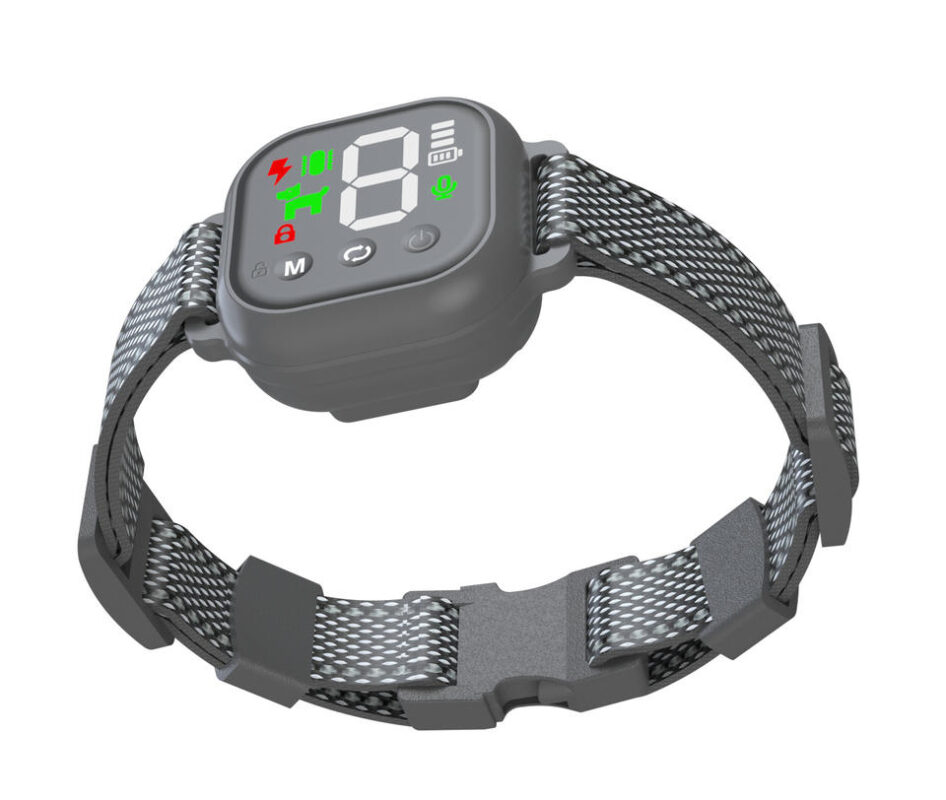 factory direct rechargeable dog training collar with auto bark control, electric shock & vibration new color screen design