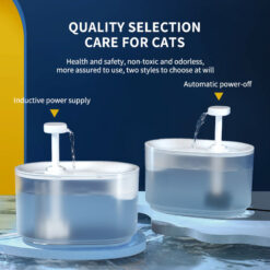 high quality intelligent cat pet water fountain automatic low water level auto power off silent electric luxury charge