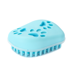 eco friendly silicone pet bath brush cleaning & massaging tool for dogs & cats