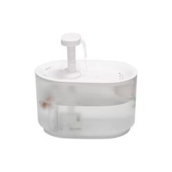 silent smart cat water fountain automatic low water auto shut off, luxury electric pet drinking dispenser with intelligent protection