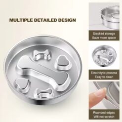 wholesale metal stainless steel pet cat dog food water bowl pet food bowl, for small medium dogs