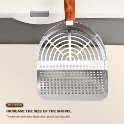 wholesale stainless steel cat litter scoop – direct factory price, rust proof, ergonomic handle, bulk oem supply