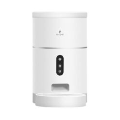 smart 4l pet feeder with app control, built in desiccant box & eco friendly charging