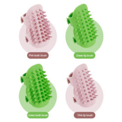 wholesale custom silicone cat scratcher table leg toy with built in grooming brush & massage