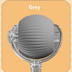 smart cat rolling ball food grade silicone, touch sensitive, auto moving toy for natural hunting simulation & continuous play