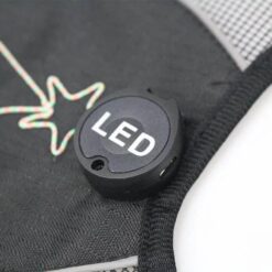 led christmas dog harness usb rechargeable with glow lights & embroidery