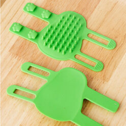 wholesale custom silicone cat scratcher table leg toy with built in grooming brush & massage