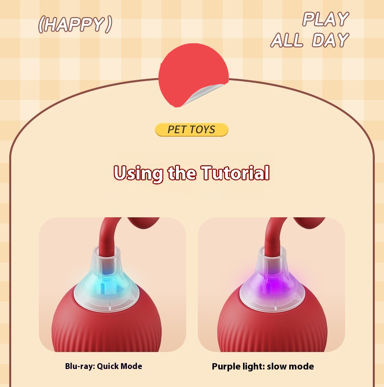 smart cat rolling ball food grade silicone, touch sensitive, auto obstacle avoidance, cute sporty design