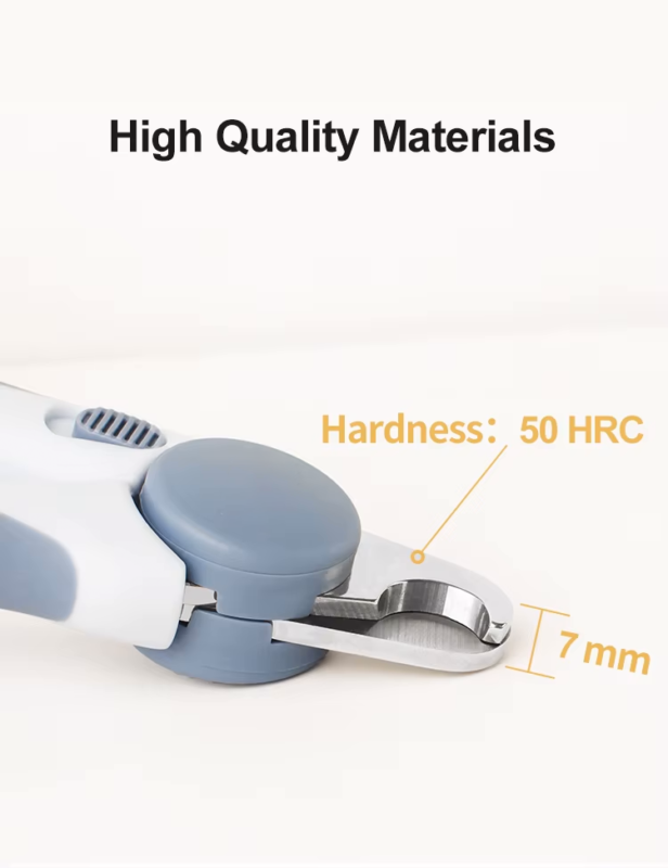 stainless steel pet nail clippers for dogs & cats professional claw trimmer with free nail file